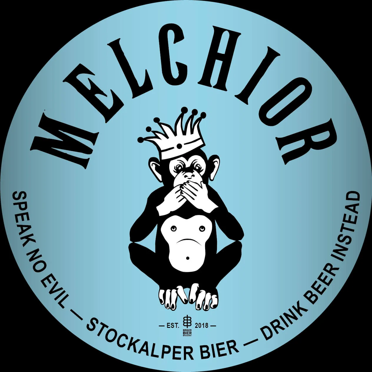 Bierdeckel "Melchior", 20 Stück